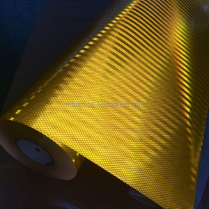 3M 3431 Yellow Engineer Grade Prismatic <strong>Reflective</strong> Sheeting Customized Die Cut EGP Microprismatic Prismatic <strong>Reflective</strong> Material - Product Image 3