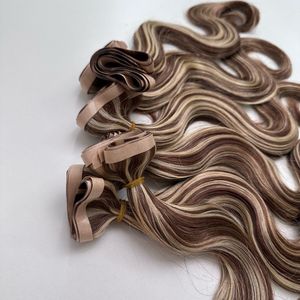 Extensiones de Cabello Humano Virgen Ondulado, Doble Trama, Extensiones de Cabello con Cinta Adhesiva, Más Vendidas - Product Image 3