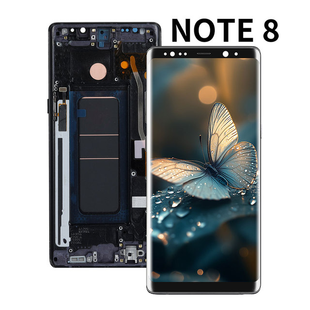 Mobile Phone Lcds for samsung Note 8 with Frame Screen for samsung galaxy Note 8 Display High Quality Lcds