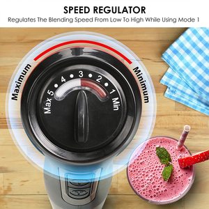 Set frullatore a immersione da 1000 watt 4 in 1 con barattolo tritatutto e frusta 2 velocità e regolatore di velocità lame in acciaio inossidabile frullatore a bastoncini