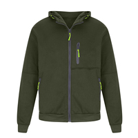 Manteau à capuche souple respirant de haute qualité pour hommes, confortable et léger, avec doublure en polaire pour l'hiver, design personnalisé pour l'extérieur