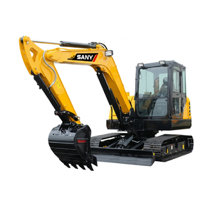 รถขุดมือสอง SANY SY55C คุณภาพสูง ระบบไฮดรอลิก รถตีนตะขาบ SY55 เครื่องยนต์ Isuzu ปั๊มไฮดรอลิก - Product Image 1