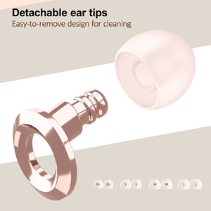 Bouchons <span class=keywords><strong>d</strong></span>'oreilles personnalisés avec logo PC+Silicone SNR 23dB Réduction du bruit pour dormir, voyager, faire du cyclisme EN352 OEM Réutilisables Prêts à être expédiés - Product Image 6