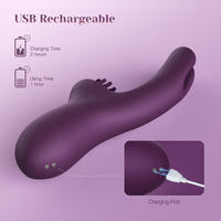 Damen G-Punkt Klitoris-Nippel-Stimulator Rabbit-Vibrator Klitorale Stimulation mit Vaginal- und Klitorisstimulationspositionen