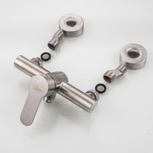 Robinet de douche pour baignoire Mingzhu à poignée unique en acier inoxydable 304, avec cartouche céramique et pommeau de douche rond XMS-7001 - Product Image 1