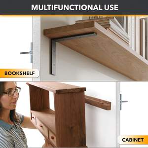 Anclajes de Metal para Montaje en Pared |   Soportes Metálicos para TV, Incluye 6 Anclajes Tipo Elefante (1/4) y 1 Broca de Titanio con Punta de Piloto - Product Image 3