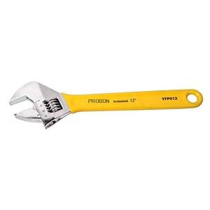 Llave inglesa ajustable con mango de vinilo, llave inglesa con mango de color opcional - Product Image 1