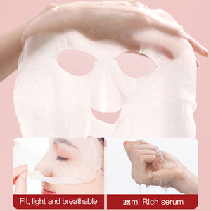 Usine Private Label 28ml Dear She Essence de fruit naturel lait de cerise vitamine <span class=keywords><strong>C</strong></span> feuille de masque facial éclaircissante nourrissante pour tous - Product Image 4