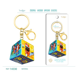 Ciondolo e Portachiavi Cubo Fashion Modello Cotigo 14330 Prodotto in Cina - Product Image 1