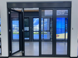 Thông minh tự động Bi-Fold hệ thống cổng với điều khiển từ xa và cảm biến an toàn, thiết kế hiện đại cho biệt thự và xây dựng thương mại - Product Image 2