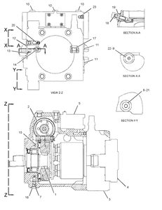 Ensemble de pompe hydraulique 350-9118, pompe à engrenages hydraulique pour excavatrice sur roues M318D M318D MH M322D M322D MH - Product Image 2