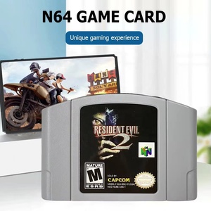 <span class=keywords><strong>Resident</strong></span> <span class=keywords><strong>Evil</strong></span> <span class=keywords><strong>2</strong></span> Videojuego para Nintendo 64 NTSC Versión 512 Bit Retro Video Cartuchos EE. UU. Idioma inglés - Product Image 4