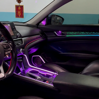 Éclairage d'ambiance dynamique arc-en-ciel pour tableau de bord intérieur Accord 10e génération Inspire 2018-2022, lumière LED 12V
