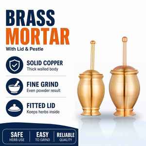 Pure Copper Mortar and Pestle Brass Medicine Pounding <b>Jar</b> Chinese Herbal Grinding Bowl Copper Cup Home <b>Garlic</b> Mincer - Product Image 1