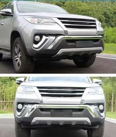Nouveauté - Grille de pare-chocs avant et arrière en plastique PP compatible avec TOYOTA Fortuner 2016-2020