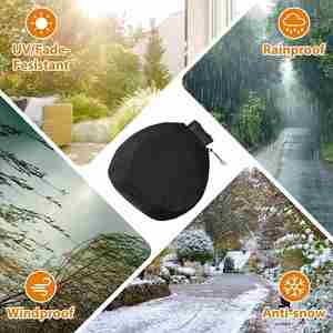 Housse de protection pour enrouleur de tuyau d'arrosage portable – Équipement de jardin essentiel avec protection solaire et anti-poussière, pratique pour les jardins extérieurs - Product Image 6