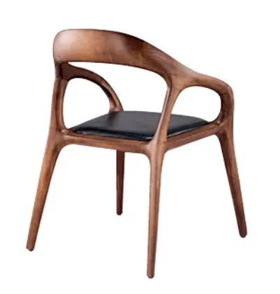Современная мебель Фошань, винтажные обеденные стулья для отеля с кожаным домашним стулом, стулья для столовой ресторана