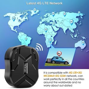 Tkmars 4G Gps <b>Tracker</b> Magnetic Car Vehicle Real Time Locator Waterproof Battery Powered Automotive Geofence - Product Image 1