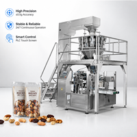 Rotatiezakverpakkingsmachine met multihead weegsysteem voor gedroogd fruit, hoge productiviteit, verpakkingsfabriek