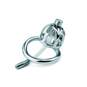 FRRK Cock Cage Small Tail Chastity Cage Belt, jaula <span class=keywords><strong>de</strong></span> <span class=keywords><strong>castidad</strong></span> para hombres, catéter <span class=keywords><strong>de</strong></span> silicona <span class=keywords><strong>de</strong></span> Metal, juego <span class=keywords><strong>de</strong></span> bondage <span class=keywords><strong>de</strong></span> jaula <span class=keywords><strong>de</strong></span> <span class=keywords><strong>castidad</strong></span> Sissy masculina - Product Image 6