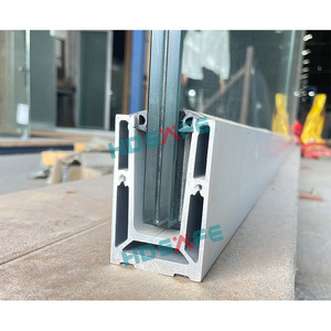 Exterior Aluminium Security <strong>Balustrades</strong> Base Mounted <strong>Glass</strong> Handrail Hardware Aluminum <strong>Frameless</strong> Profile U Channel <strong>Glass</strong> Railing - Product Image 3