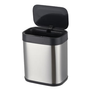 <span class=keywords><strong>Cubo</strong></span> <span class=keywords><strong>de</strong></span> <span class=keywords><strong>basura</strong></span> con sensor automático antihuellas dactilares <span class=keywords><strong>de</strong></span> acero inoxidable cuadrado <span class=keywords><strong>de</strong></span> <span class=keywords><strong>50</strong></span> <span class=keywords><strong>litros</strong></span> - Product Image 4
