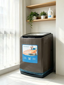 Lavadora de Carga Superior Totalmente Automática de 15 kg <span class=keywords><strong>con</strong></span> Lavado en Frío y Caliente, <span class=keywords><strong>Centrifugado</strong></span> y Secado por Aire para Uso en Hogares, Apartamentos y Dormitorios - Product Image 4