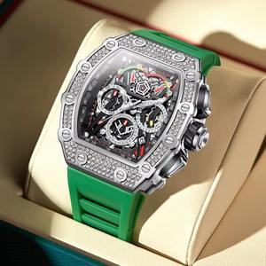 Nouvelle Montre de Luxe Tendance pour Homme Drioshipping, Montre Automatique Iced Out, Sportive, Étanche, Mécanique, pour Homme - Product Image 1