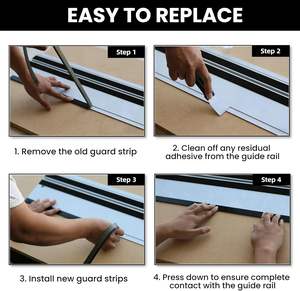 Ruban à mesurer auto-adhésif en acier inoxydable de 0 à 6 m pour rail de coupe, <span class=keywords><strong>règle</strong></span> métrique pour table de défonceuse, <span class=keywords><strong>scie</strong></span> à bois, outil de travail du bois - Product Image 6
