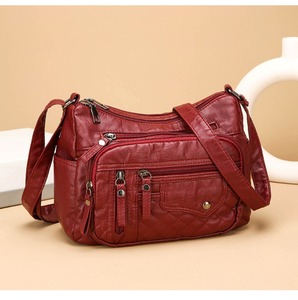 Bolsos de Mano y Carteras de Cuero PU Vintage de Lujo 2025, Diseño de Alta Calidad para Mujer, Bolsos Cruzados de Hombro con Múltiples Bolsillos - Product Image 1