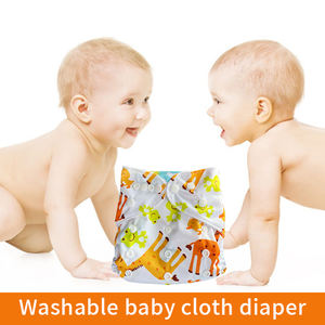 5 pièces/ensemble Couches lavables écologiques réutilisables anti-fuites Couches en tissu plates - Product Image 6