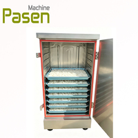 Machine à Cuire à la Vapeur Automatique 8, 10, 12, 24 Plateaux, Ronde, pour Nouilles, Aliments, Gaz, Électrique, Momo, Buns, Dumplings, Riz