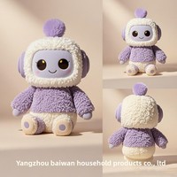 KI-Roboter-Puppe mit Künstlicher Intelligenz, Sprachfunktion für Chinesische Konversation, Superweicher Plüschhase, Waschbar, PP-Baumwollfüllung, 31-50cm, USB