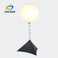 Lumière de ballon 600W RGB CCT, sphère blanche réglable, design personnalisé, éclairage gonflable pour événements, lampe décorative pour festivals