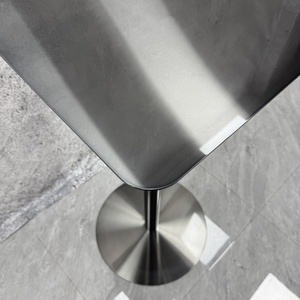 Phong cách công nghiệp nhỏ thanh thép không gỉ bảng thương mại tùy biến, phân thanh màu cam, phân tròn, phân vuông - Product Image 3