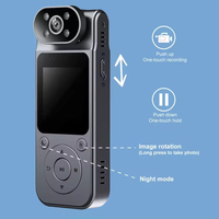 L19 kamera aksi 4K, kamera olahraga rotasi definisi tinggi perjalanan HD Video Camcorder kamera badan