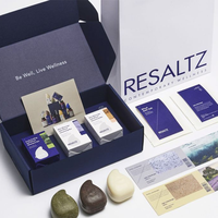 Coffret Cadeau Haut de Gamme Personnalisé pour Soins de la Peau avec Logo, Finition Mate, Gaufrage, Doublure Éponge, Fermeture Magnétique, en Carton Rigide