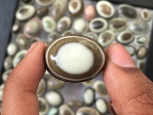 Suleymani Eyes Plain Oval Shape Loose Gemstone Cabochon Making Jewelry Pendant Ring Necklace Precio al por mayor por pieza natural - Product Image 5