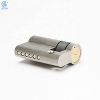 Usine professionnelle en laiton profil européen demi-porte serrure à cylindre 45Mm cylindre de serrure de haute sécurité avec clés
