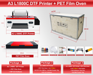 Colorsun DTF <b>Printer</b> with Oven with L1800 Print Head the <b>Printer</b> with <b>White</b> Ink Circulation and Mixing Function - Product Image 6