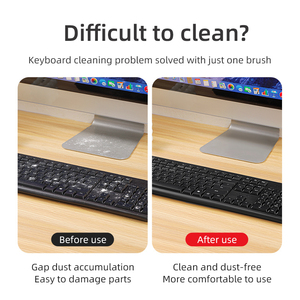 Cepillo de Limpieza Portátil Pequeño de Plástico PP para Teclado de Computadora y Herramienta de Limpieza de Polvo de Mesa - Product Image 2