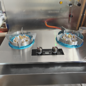 Table de cuisson à gaz 2 brûleurs encastrable en acier inoxydable pour la cuisine domestique - Product Image 2