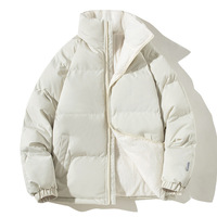 Manteau d'hiver épais en coton chaud doublé de polaire pour hommes et femmes, coupe ample