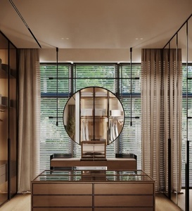Armoire de <span class=keywords><strong>dressing</strong></span> moderne modulaire durable avec portes en verre, poignées en métal écologiques, montage au sol, panneau, <span class=keywords><strong>dressing</strong></span>, chambre à coucher - Product Image 3