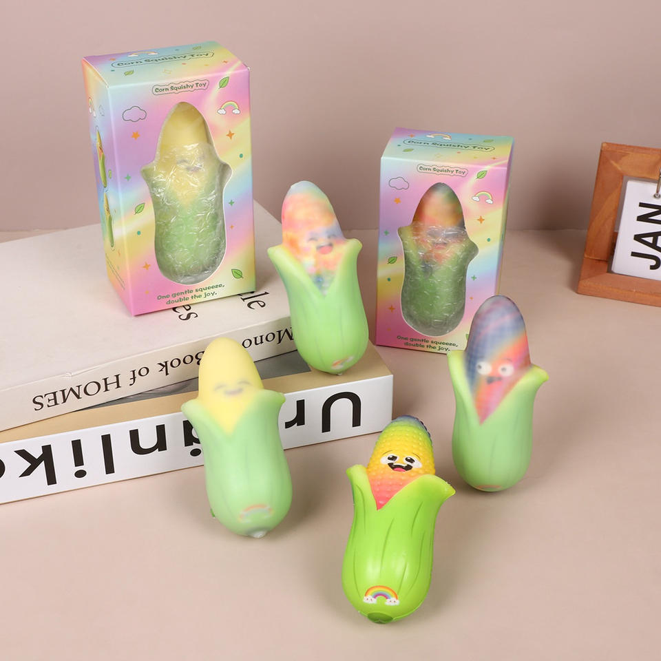 Crispy Corn Simulation Corn-Crunchy Squishy Stress-Relief Toy Soft ...