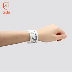 Pulsera de identificación de pacientes de hospital Pulsera RFID desechable NFC médica Pulsera de papel impermeable de una sola vez Pulsera de papel térmico - Product Image 2