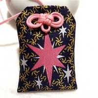 Sachet parfumé personnalisable pendentif de sac amulette de protection brodée militaire charme de paix pour téléphone sac à main portable