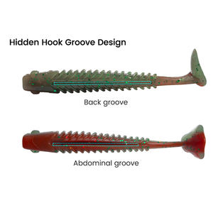 <span class=keywords><strong>Leurre</strong></span> souple, leurres artificiels pour la pêche à la carpe, flotteur pêche à la carpe, imprimé TPE, queue en T, leurres souples en plastique pour l'eau douce - Product Image 3