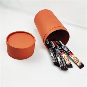 Boîte en tube de papier cylindrique écologique, biodégradable et recyclable, emballage pour le stockage du thé et du café - Product Image 4