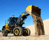 Fabrikpreis XC958 5,5-Tonnen 170kW Radlader für Sandgarten-Baustellenarbeiten